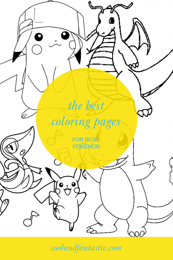 The Best Coloring Pages for Boys Pokemon - Home, Family, Style and Art